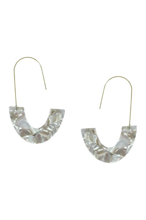Tabby Multi-Color 76mm Hoop Earrings