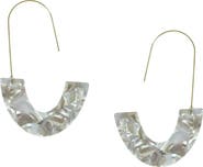 OLIVIA WELLES Tabby Multi-Color 76mm Hoop Earrings