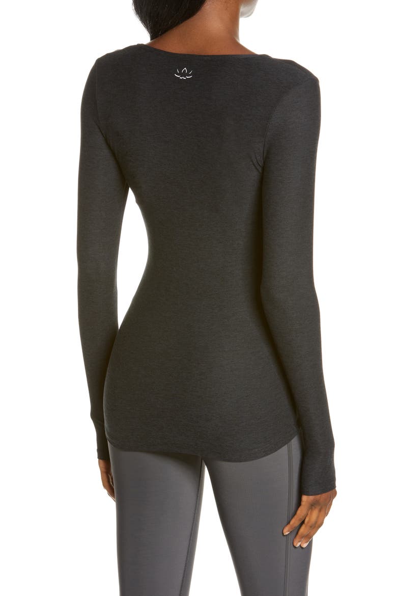 Classic Crewneck Maternity Pullover, Alternate, color, DARKEST NIGHT