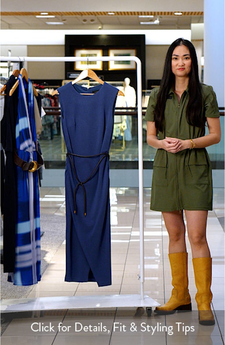 Sleeveless Sheath Midi Dress, sales video thumbnail