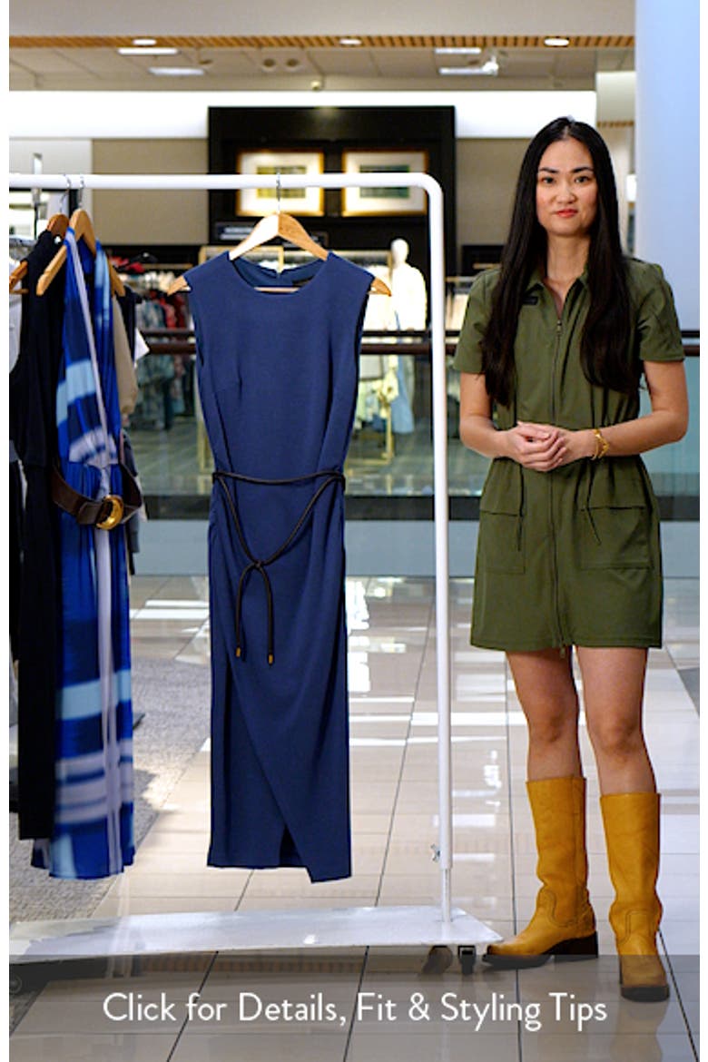 Sleeveless Sheath Midi Dress video