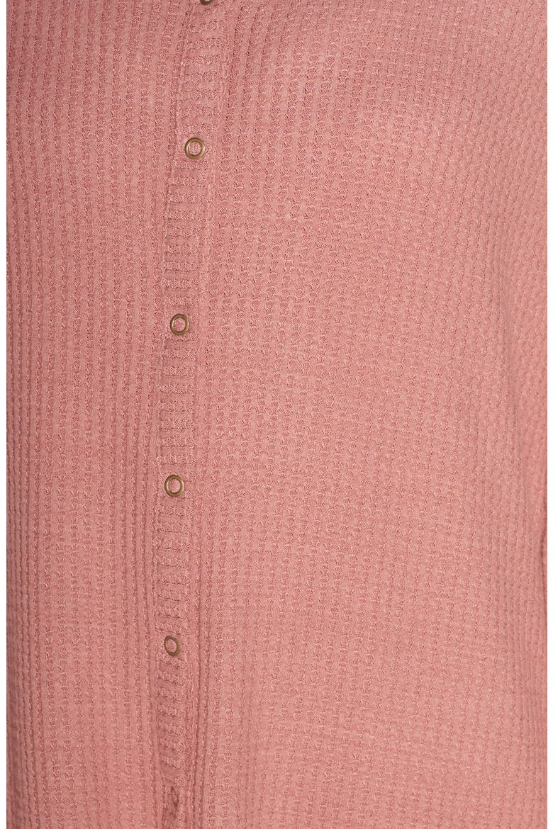 Thermal Nightshirt, Alternate, color, PINK TAFFY