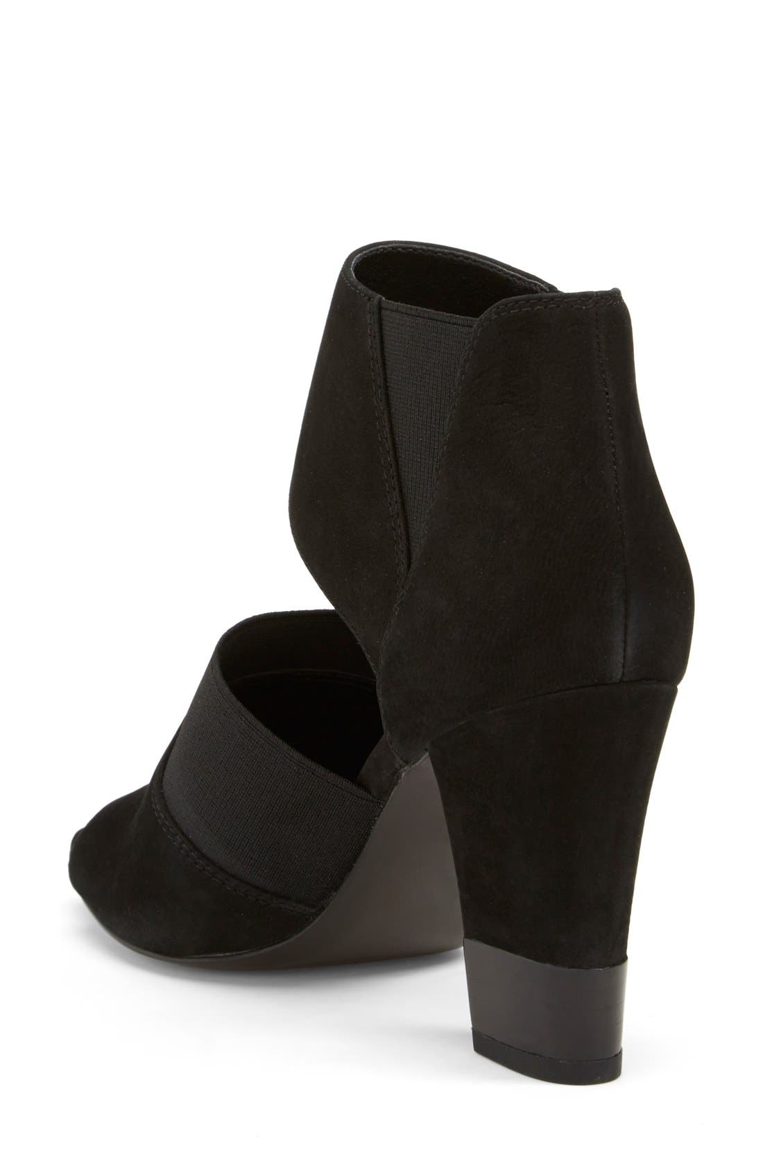 'Brass' Sandal, Alternate, color, BLACK NUBUCK LEATHER