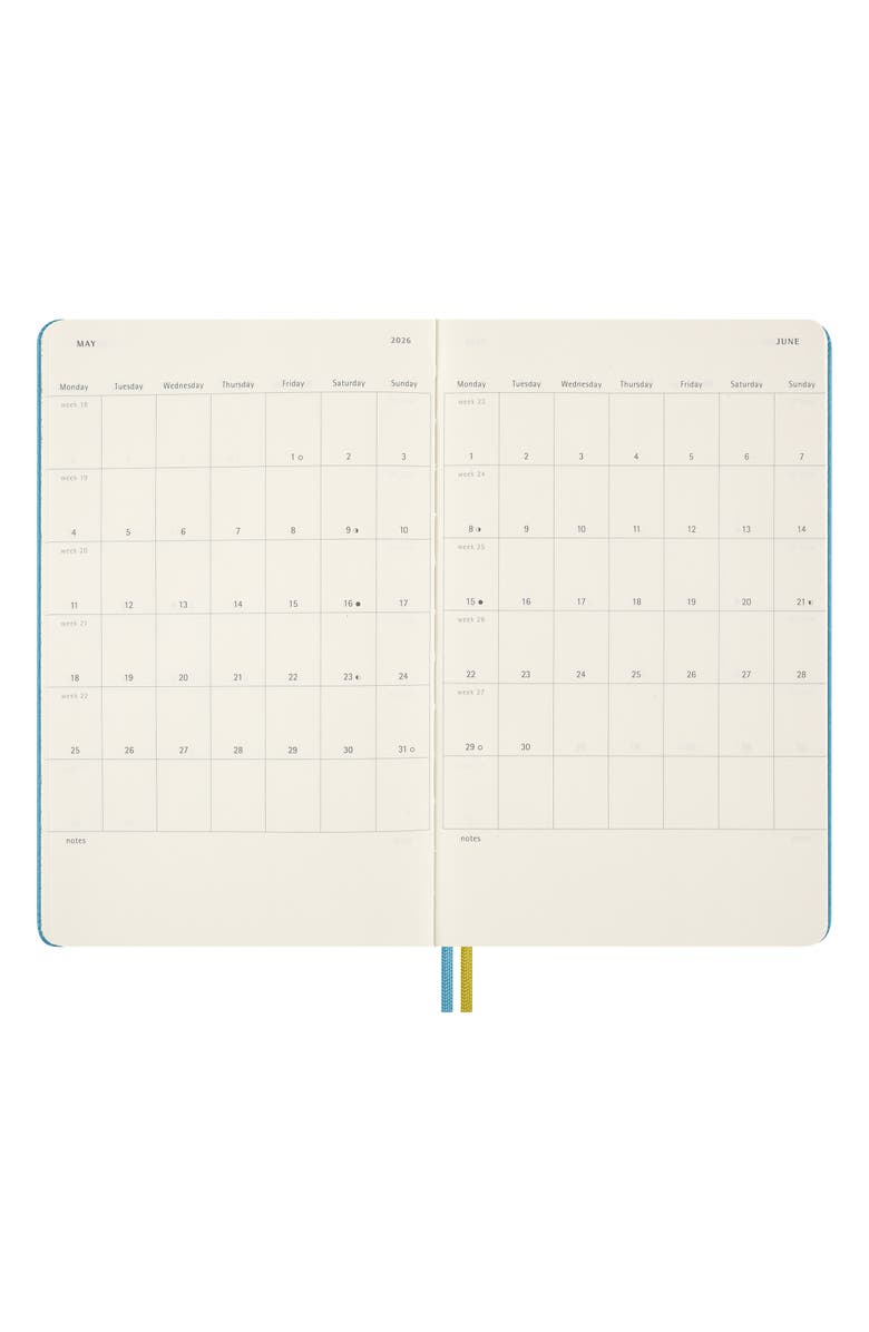 Moleskine Peanuts Large 18-Month Weekly Planner, Alternate, color, Blue