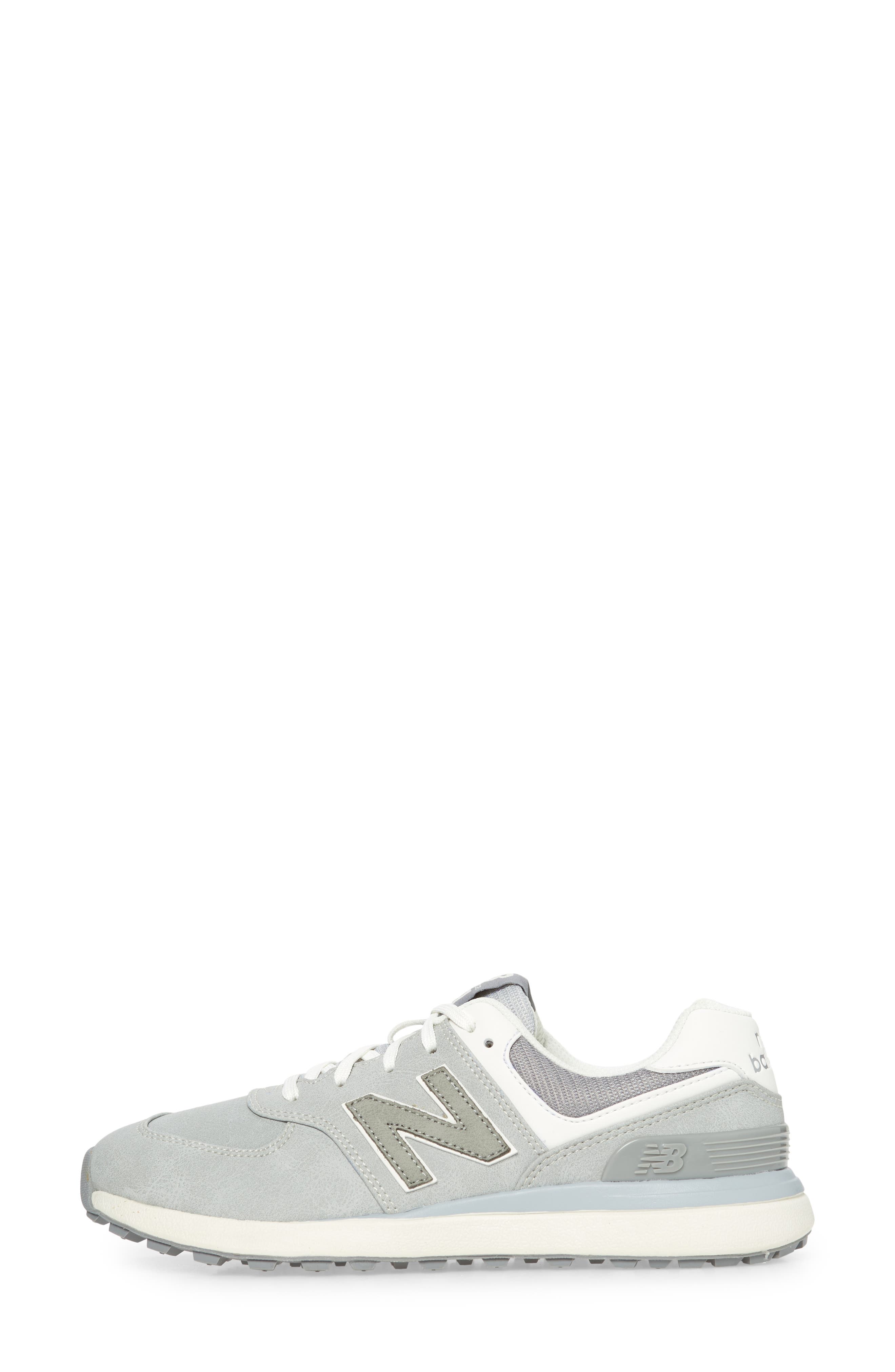 NEW BALANCE GOLF 574 Greens V2 Spikeless Golf Shoe, Alternate, color, Light Grey