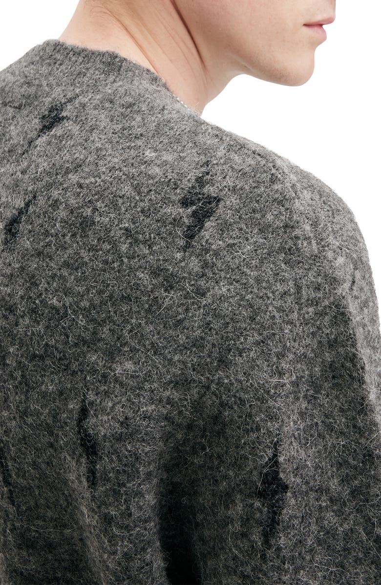 AllSaints Zap Crewneck Sweater, Alternate, color,