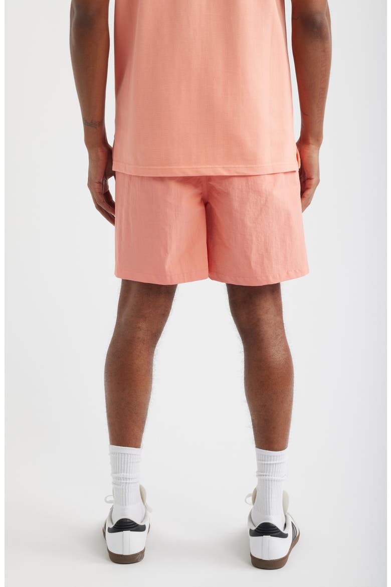 Shibuya Nylon Drawstring Shorts, Alternate, color, PEACH AMBER