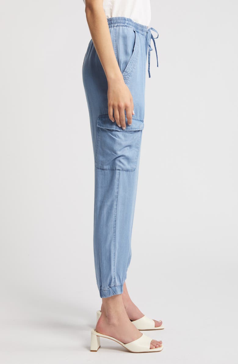 NIKKI LUND Simone Cargo Jogger Pants, Alternate, color, Blue