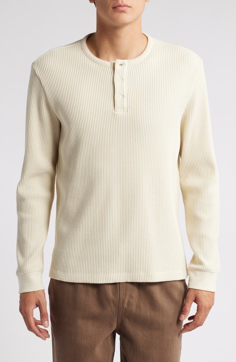 Vince Chunky Waffle Knit Henley, Main, color,