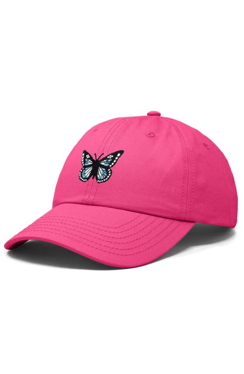 Dalix Butterfly Hat In Hot Pink