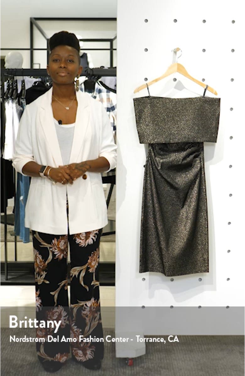 Off the Shoulder Jacquard Cocktail Dress, sales video thumbnail