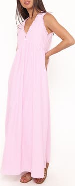 Petal & Pup Kalan Ruffle Trim Maxi Dress