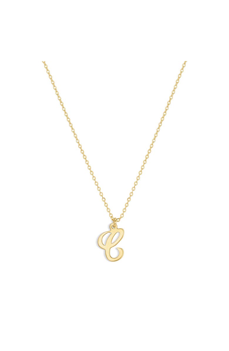 Set & Stones Gianna Initial Necklace, Main, color, Gold / C