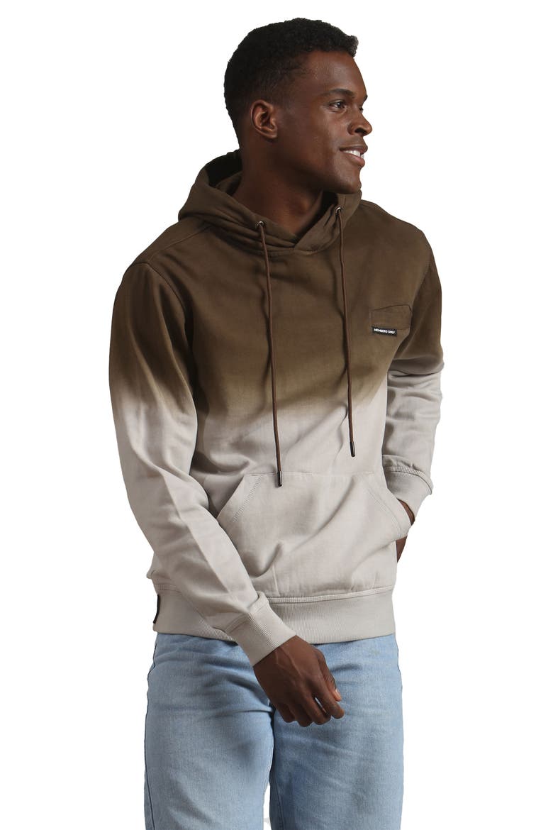 Emerson Ombre Hooded Sweatshirt, Main, color, Sand