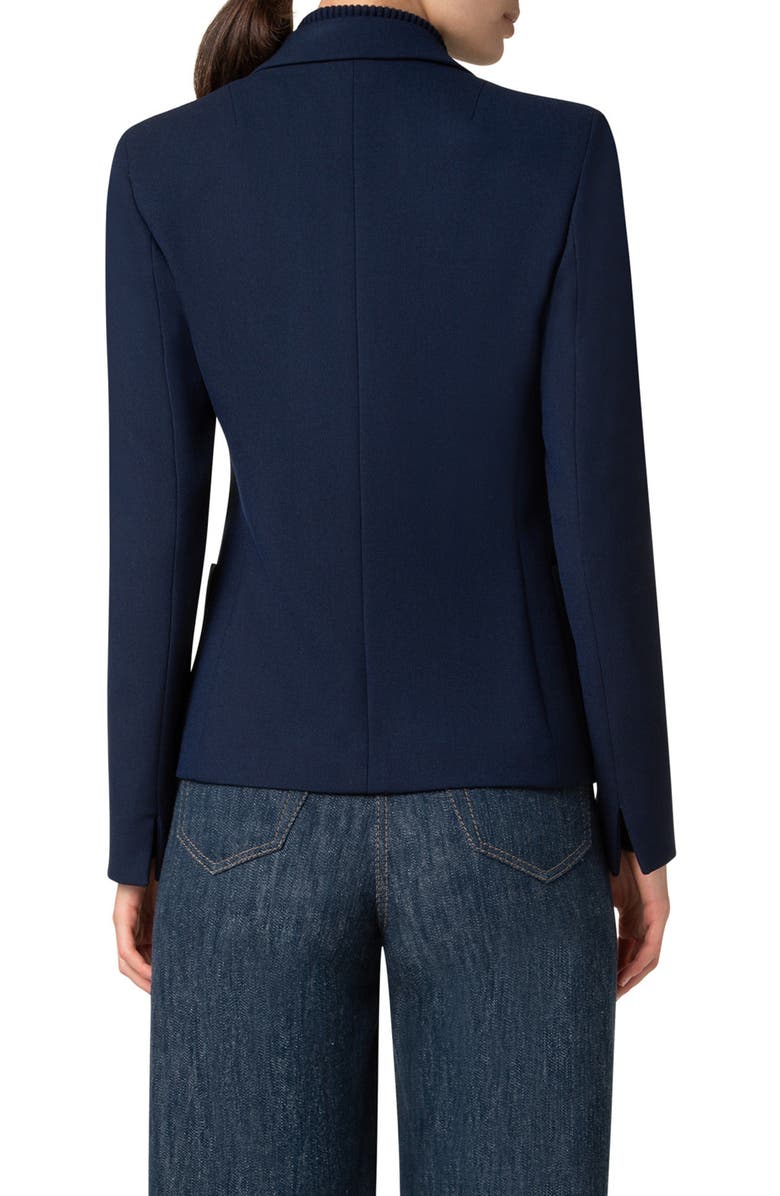 Akris punto Stretch Crepe Blazer, Alternate, color, 