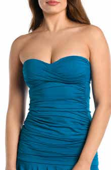 La Blanca Island Goddess Twist Bandeau Bikini Top