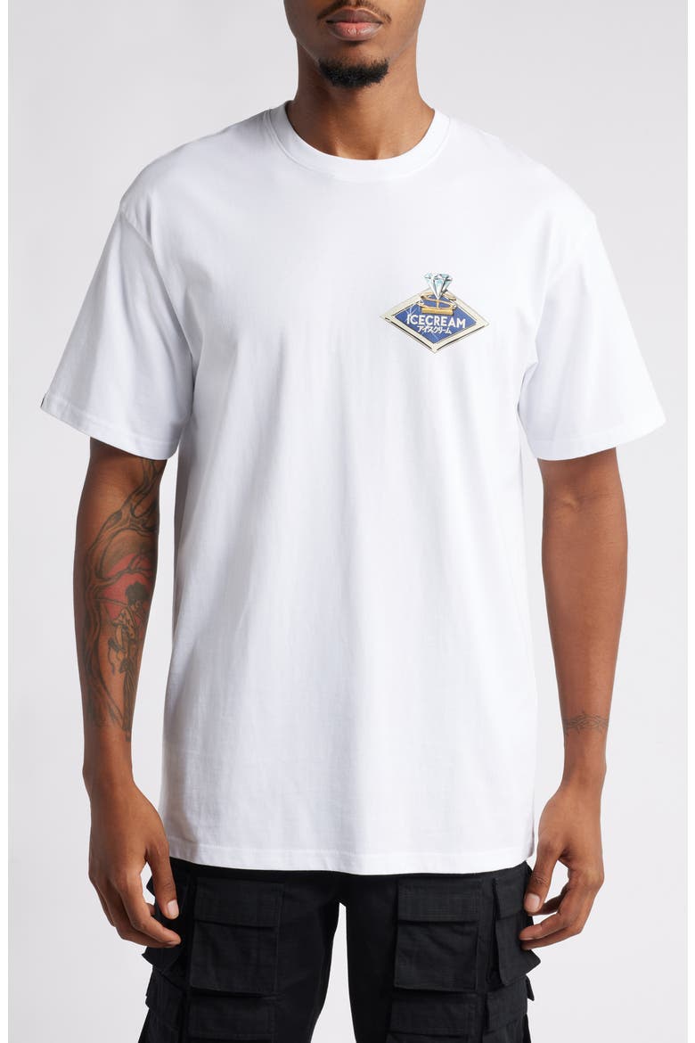 Ice Wagon Cotton Graphic T-Shirt, Main, color, WHITE