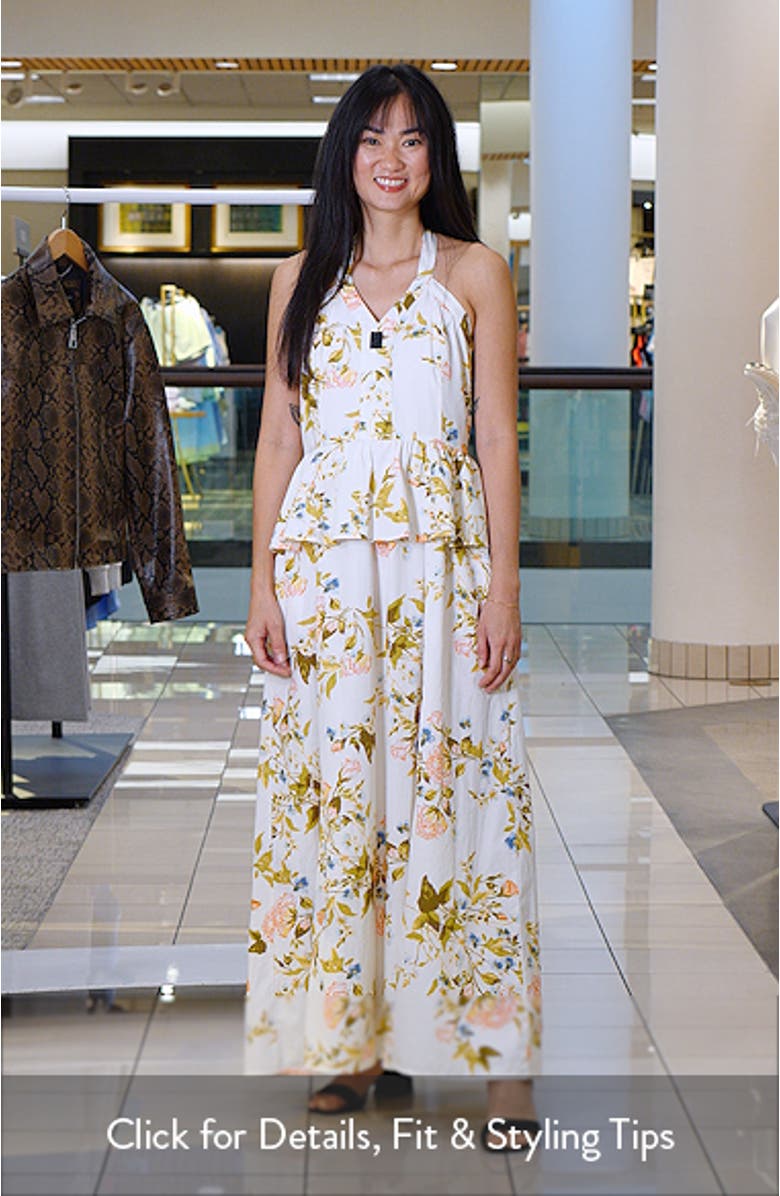 Peplum Halter Dress, sales video thumbnail