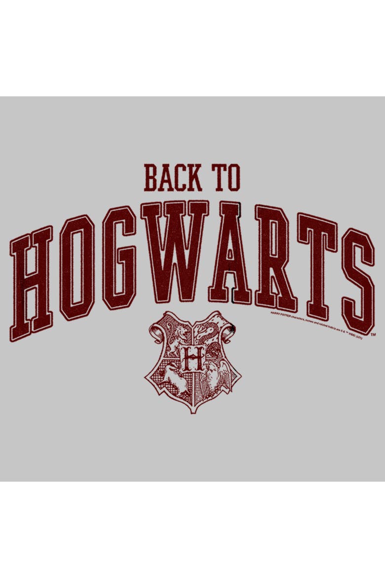 Junior's Harry Potter Back to Hogwarts Collegiate  Graphic T-Shirt, Alternate, color, Athletic Heather