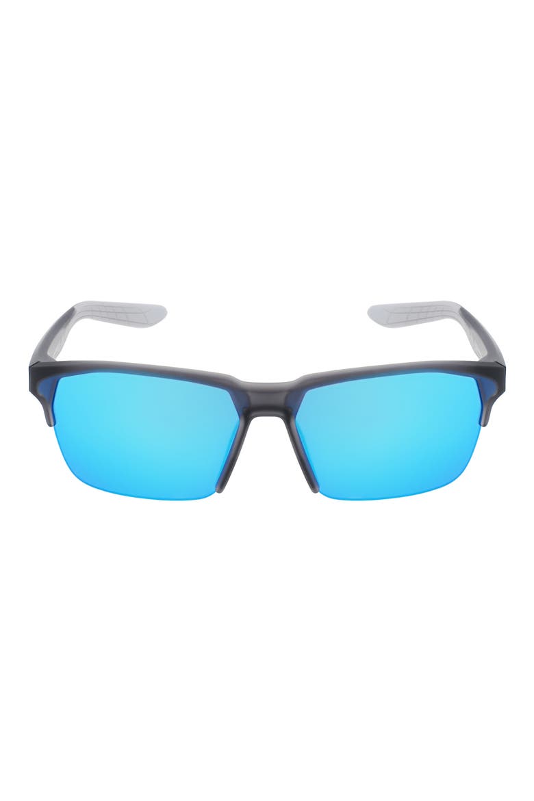 Maverick Free 60mm Sunglasses, Main, color, MATTE OBSIDIAN/ TINT BLUE