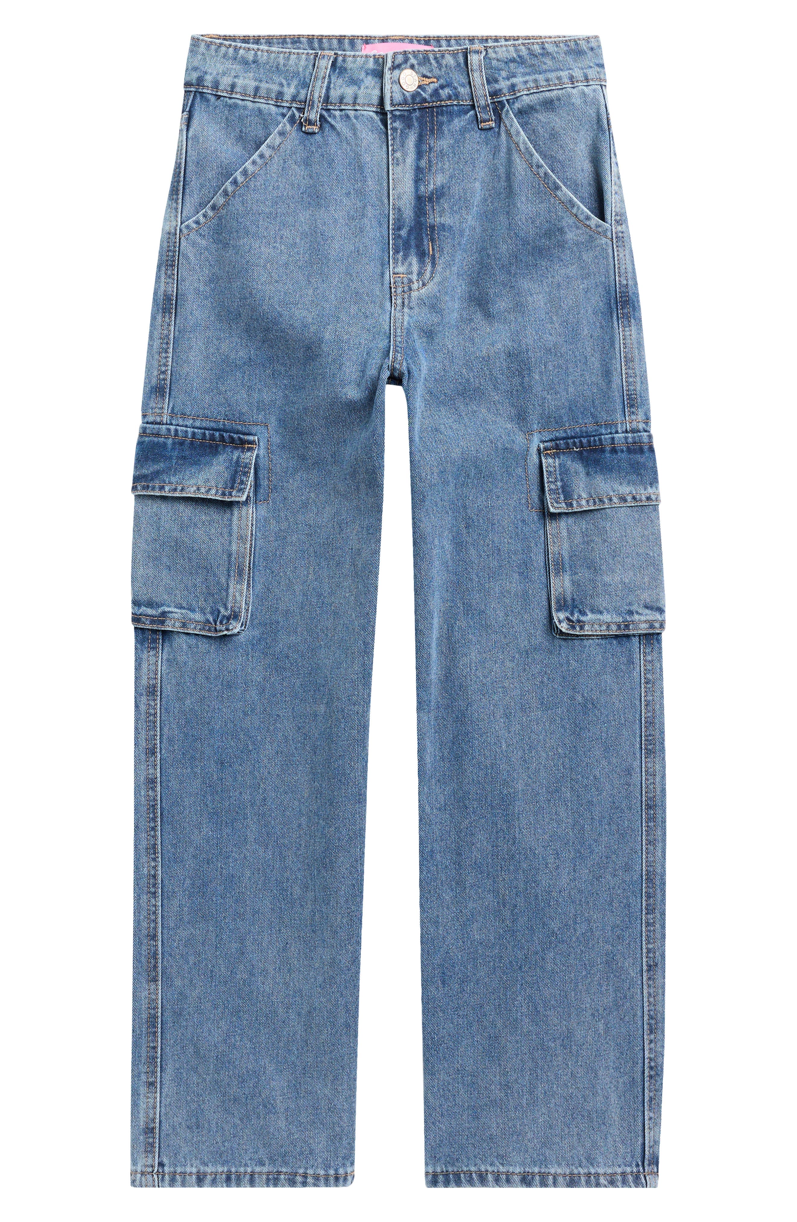 GOGO STAR Kids' Wide Leg Cargo Pants