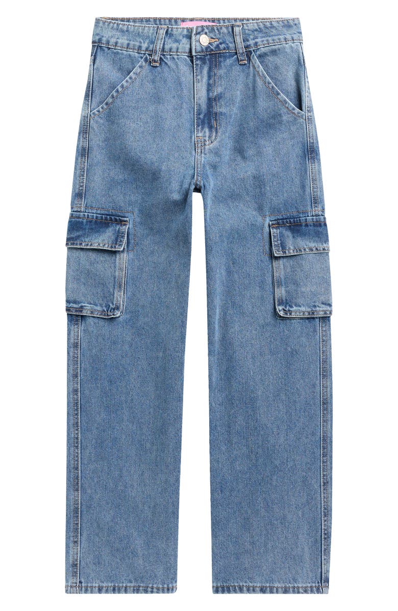 GOGO STAR Kids' Wide Leg Cargo Pants, Main, color, Potassium