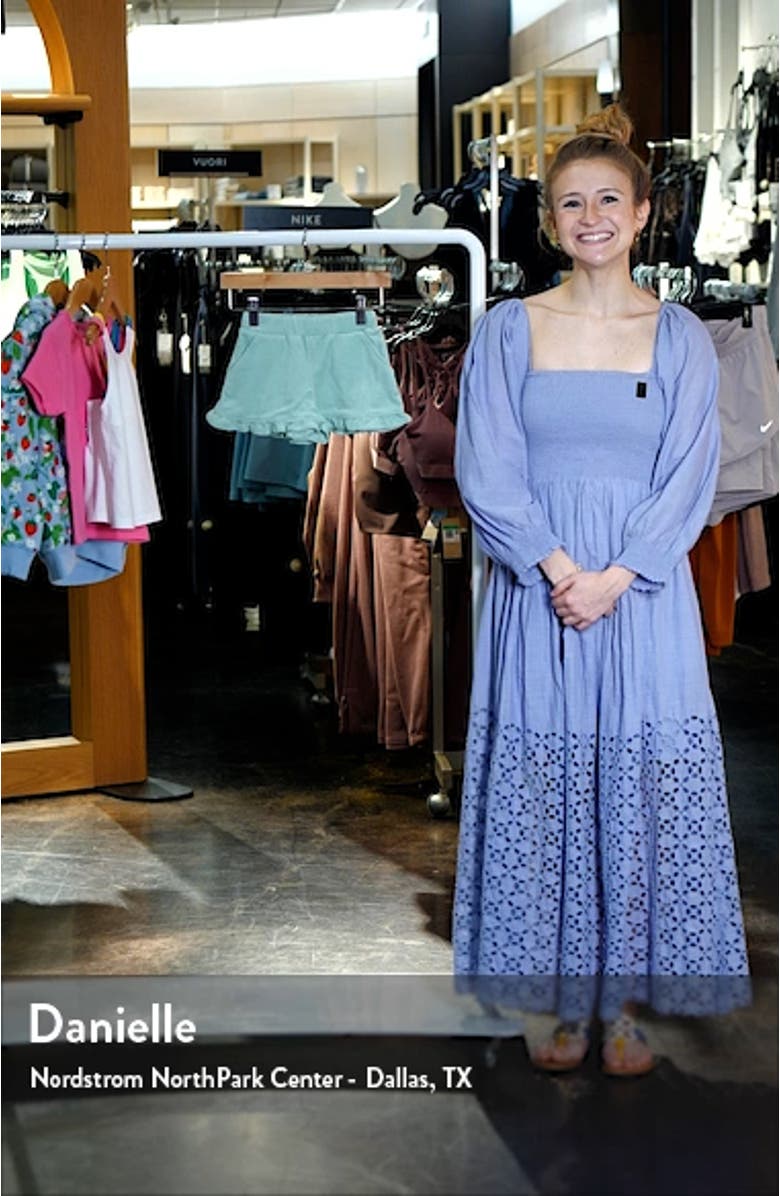 Kids' Ruffle Hem Terry Cloth Shorts, sales video thumbnail