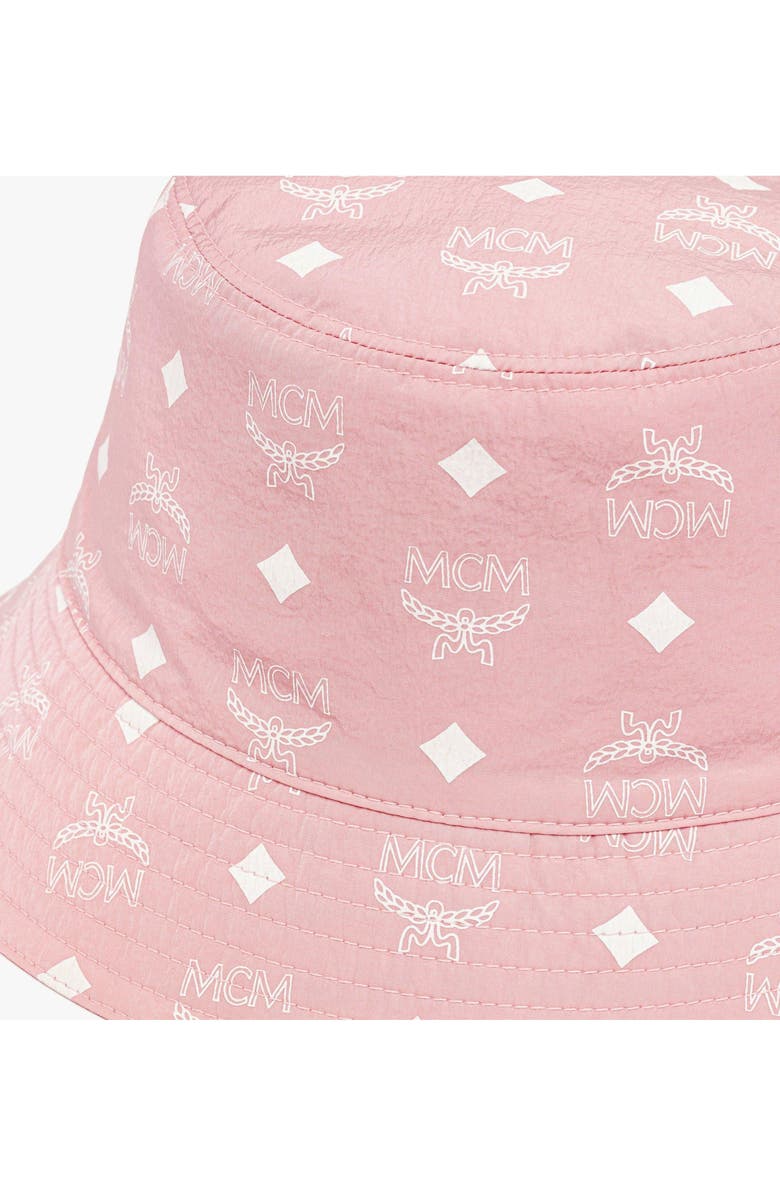 MCM Reversible Bucket Hat, Alternate, color, Soft Pink