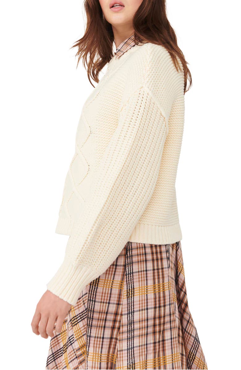 Dream Cable Crewneck Sweater