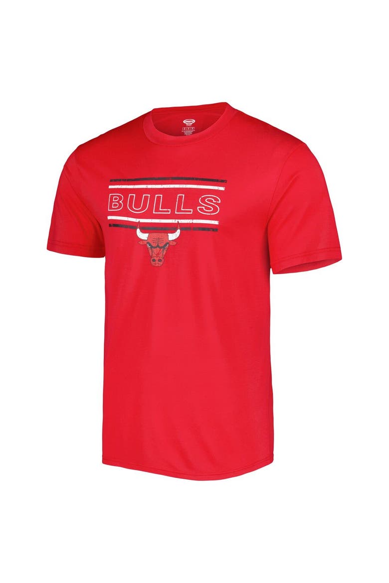 Men's Concepts Sport Red/Black Chicago Bulls Badge T-Shirt & Pajama Pants Sleep Set, Alternate, color, Red