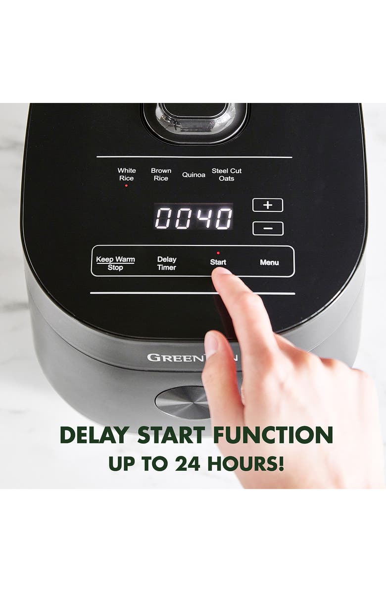 GreenPan Bistro 8-Cup Traditional Rice Cooker, Alternate, color, 