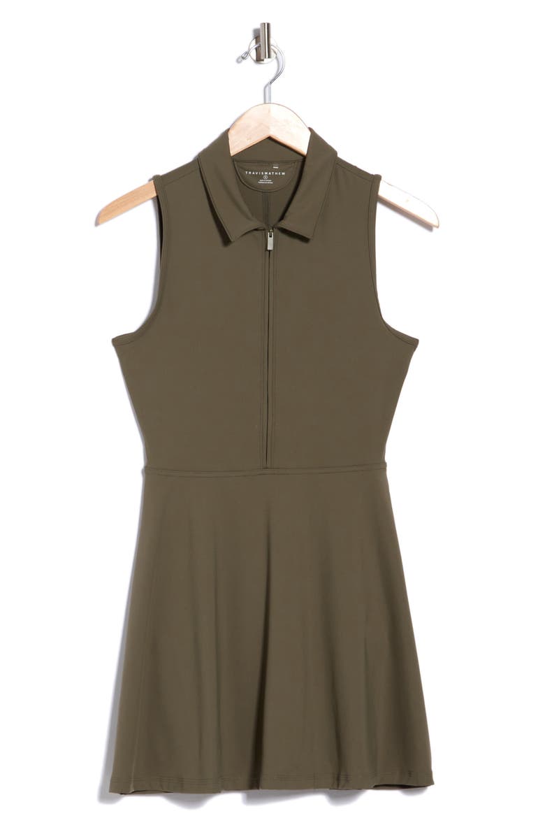 Move Half-Zip Sleeveless Dress, Alternate, color, GRAPE LEAF