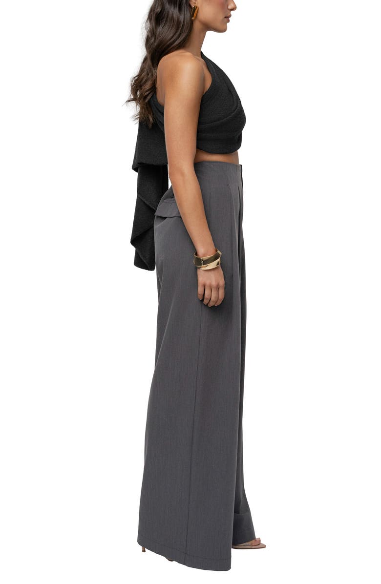 JLUXLABEL Capsule One-Shoulder Crop Sweater, Alternate, color, 