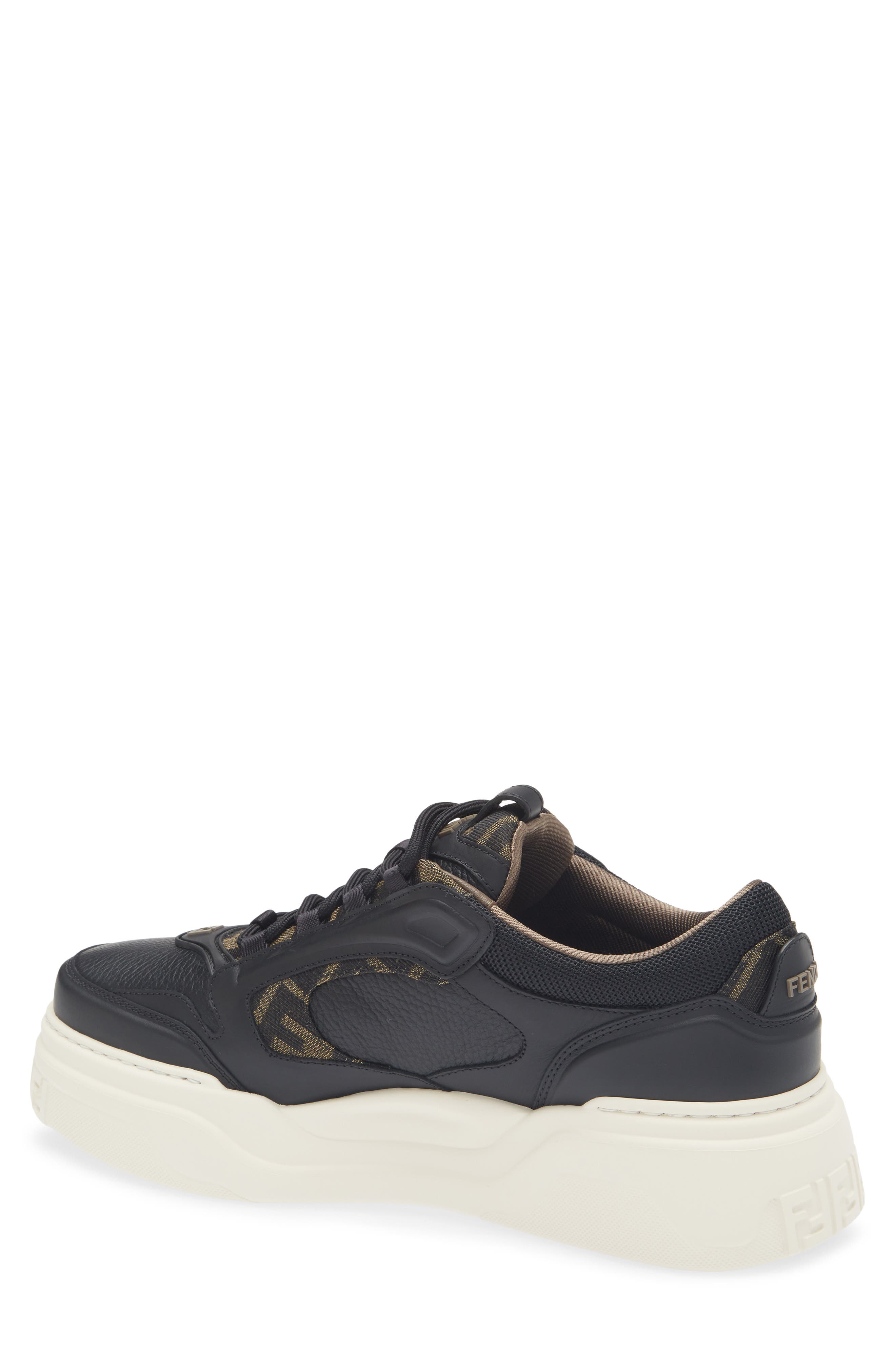 Fendi Force Sneaker, Alternate, color, F08m4-Nero Nero Nero