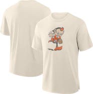 FANATICS Men's Fanatics Cream Cleveland Browns Slub T-Shirt