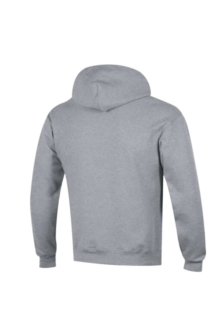 Men's Champion Gray Las Vegas Raiders Powerblend Arch over Logo Hoodie, Alternate, color, Gray