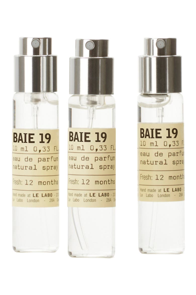 Baie 19 Eau de Parfum Travel Tube Refill Trio, Main, color, NO COLOR