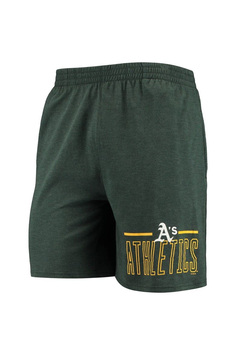 Men's Concepts Sport Green/Gold Oakland Athletics Meter T-Shirt and Shorts Sleep Set, Alternate, color, Green