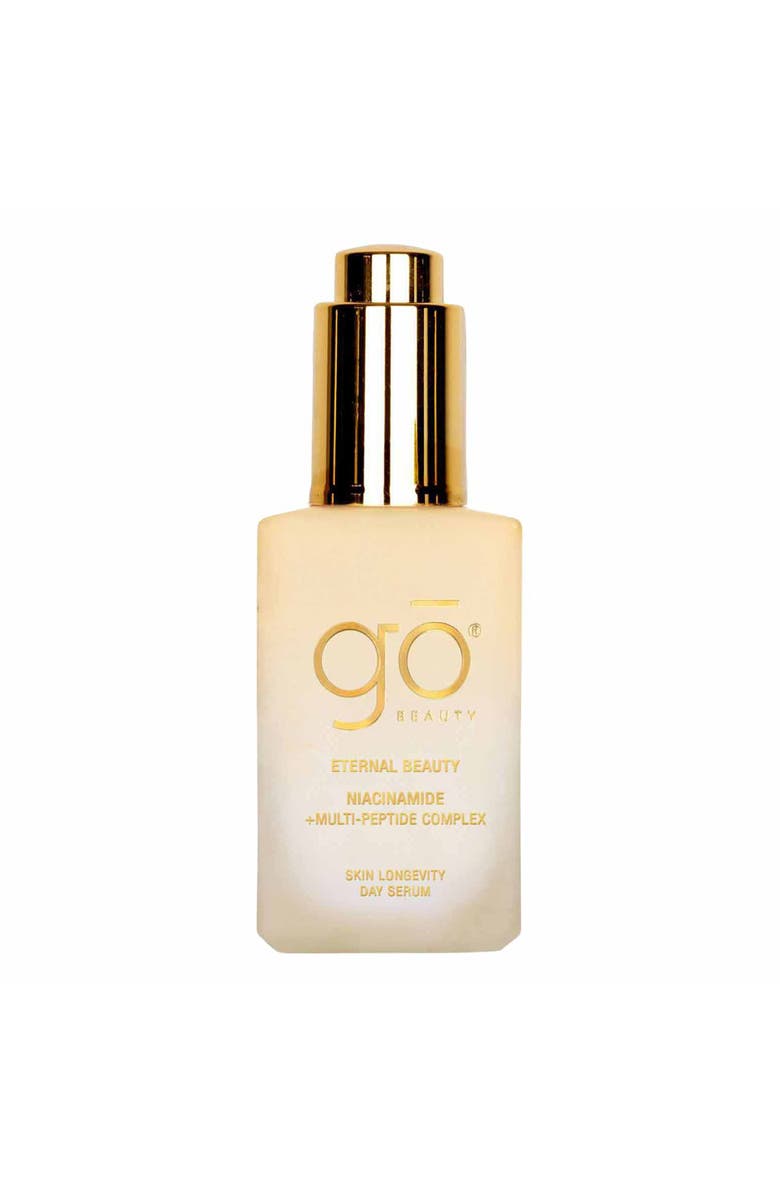 Go Beauty ETERNAL BEAUTY - Niacinamide + Hydrolyzed Collagen + 3 Hyaluronic Acid, Day Serum 1oz, Main, color, NO COLOR