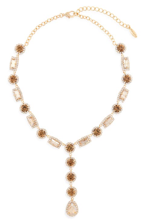 Crystal Y-Necklace