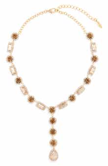 Tasha Crystal Y-Necklace