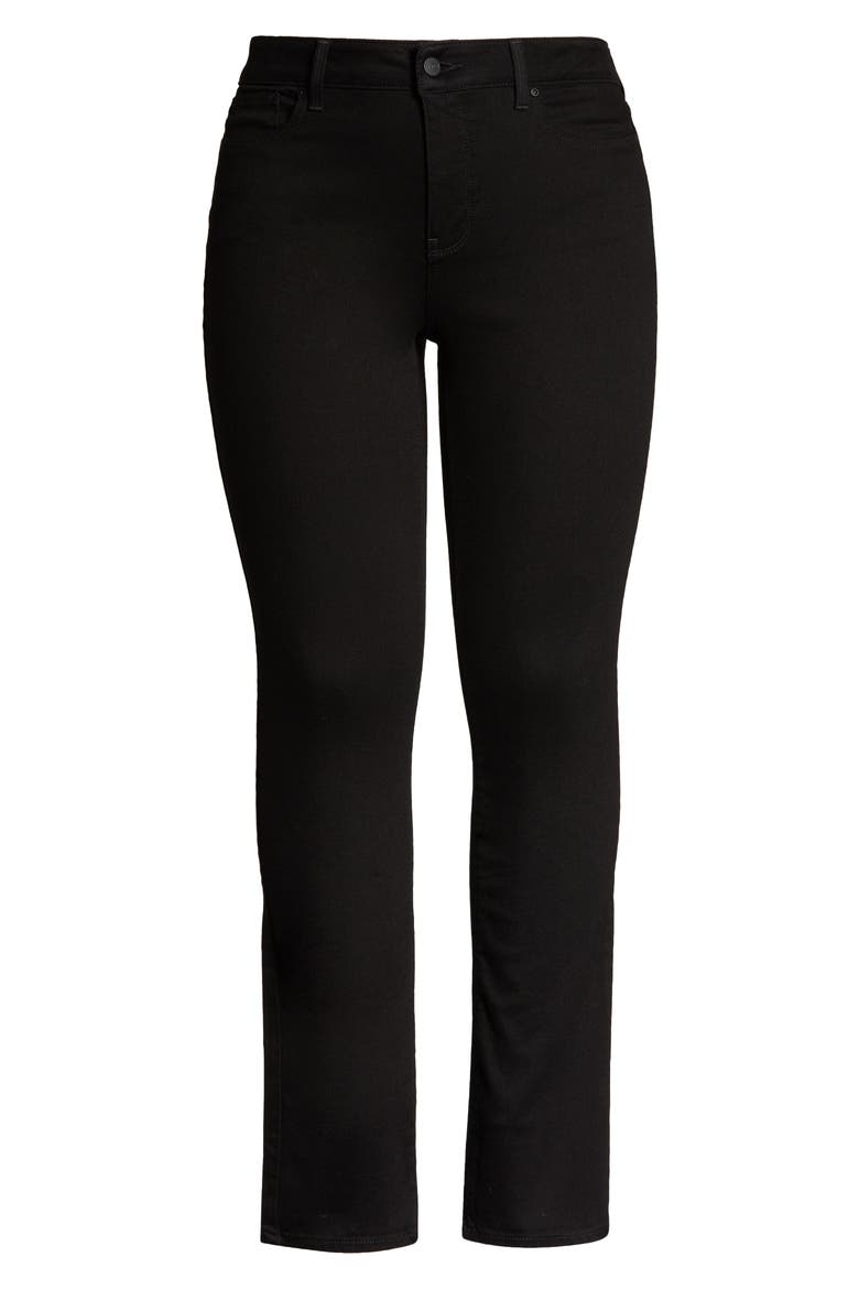 Marilyn Straight Leg Jeans, Alternate, color, BLACK