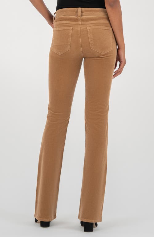 Kut From The Kloth Natalie Mid Rise Bootcut Corduroy Pants In Brown
