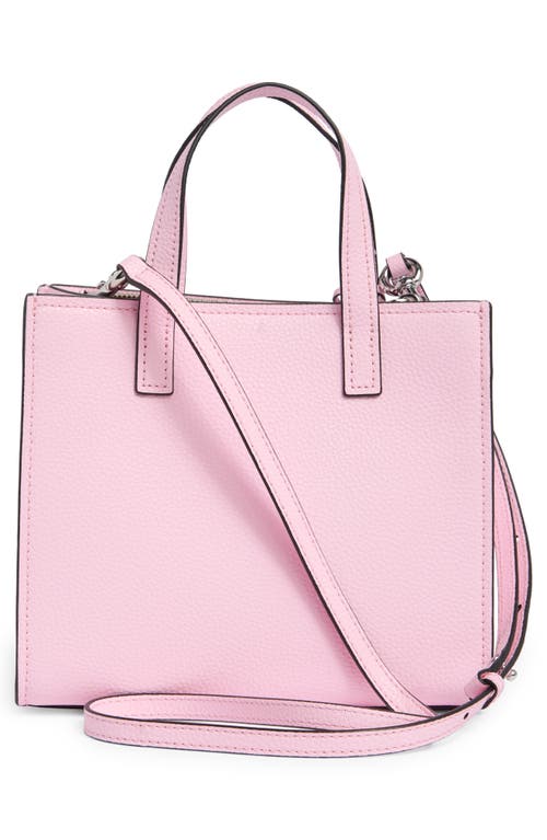 Shop Marc Jacobs Mini Grind Top Handle Satchel In Bubblegum