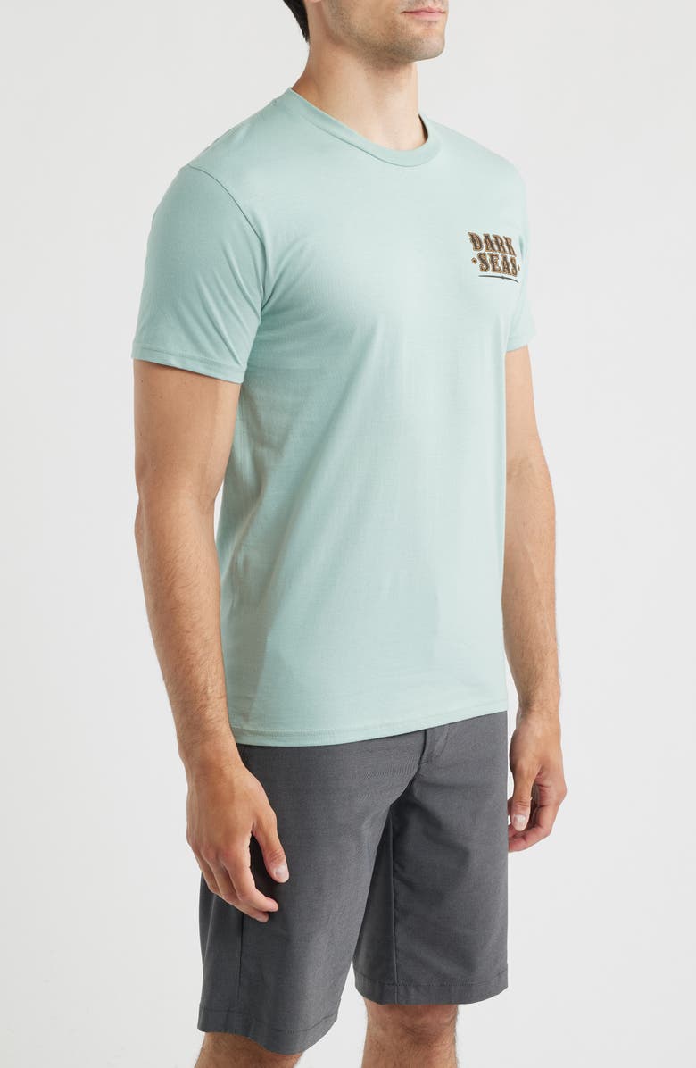 DARK SEAS Crab King Graphic T-Shirt, Alternate, color, Dusty Blue