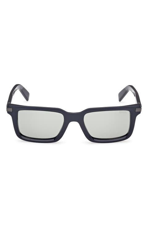 53mm Rectangular Sunglasses