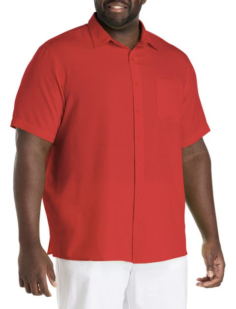 Microfiber Comfort Grid Sport Shirt