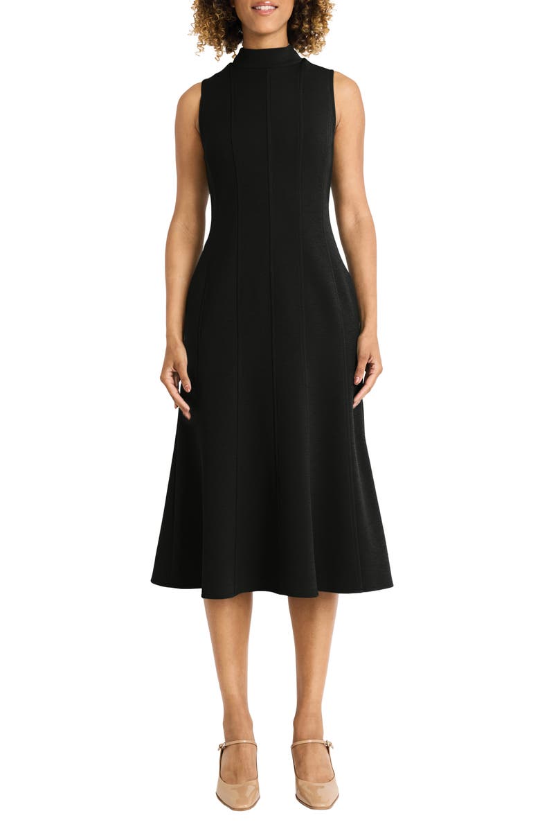 Maggy London Mock Neck Sleeveless Knit Dress, Main, color,