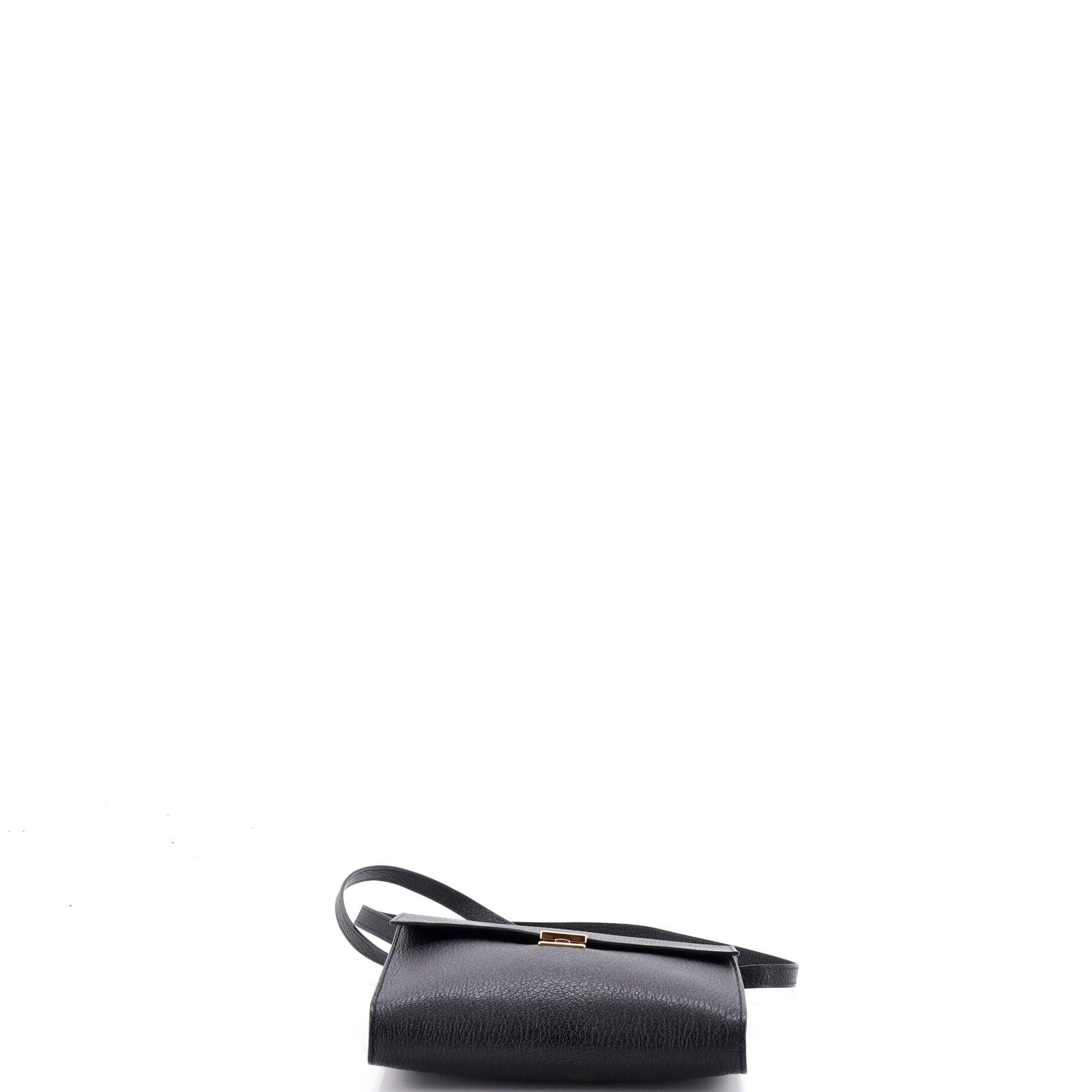 Clic Wallet on Strap Chevre Mysore 16, Alternate, color, Black