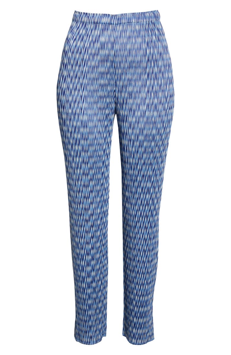 Pleats Please Issey Miyake Whistle Abstract Print Pleated Pants, Alternate, color,
